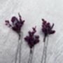 Dried Flower Hair Pins, thumbnail 5 of 6