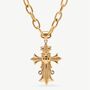 Gold Cross Necklace, thumbnail 1 of 8