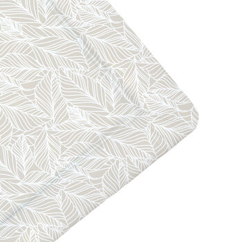 Neutral Leaves Baby Changing Mat, 2 of 3