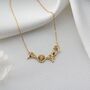 Personalised 'Family Bouquet' Birthstone Flower Necklace, thumbnail 1 of 11