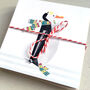 Pack Of Five Winter Penguin Christmas Charity Cards, thumbnail 1 of 6