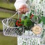 Personalised Wire Garden Flower Basket, thumbnail 1 of 11