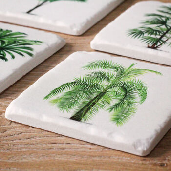 Set Of Four Fern Coasters, 3 of 6