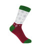 Royal Flush White And Snowflake White Women's Socks, thumbnail 2 of 4
