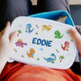Personalised Dinosaur Lunch Box, thumbnail 2 of 8
