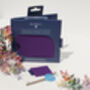 Disabled Blue Badge Wallet In Purple Drill, thumbnail 5 of 5