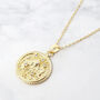 Virgo Zodiac Star Sign Gold Plated Necklace, thumbnail 1 of 4