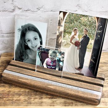 Personalised Wooden Photo Frame Block, 7 of 9