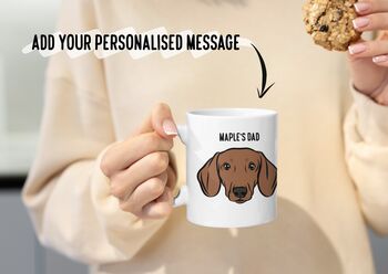 Personalised Dachshund Mug, 3 of 4