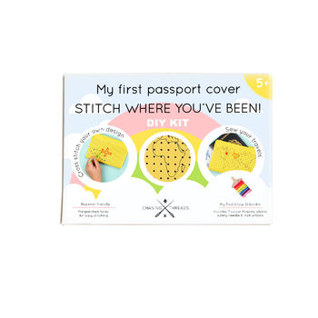 Kids My First Stitch Passport Cover, 9 of 12