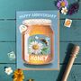 Honey Jar Anniversary Card, thumbnail 2 of 3