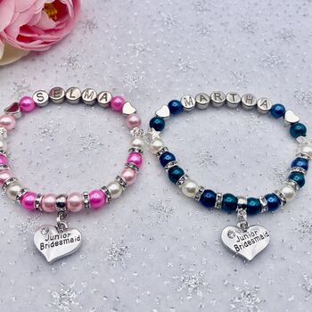Bridesmaid Gift Personalised Bracelet Gift Keepsake From The Bride, 9 of 12