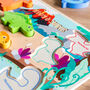 Personalised Name O Saurus Dinosaur Puzzle, thumbnail 5 of 6