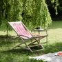 Personalised Striped Wooden Deckchair, thumbnail 3 of 9