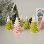 Winter Festive Christmas Tree Candle, thumbnail 1 of 3