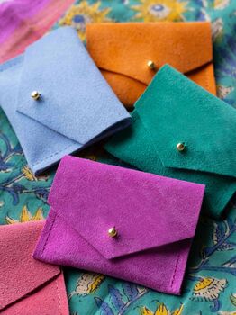 Personalised Suede Square Jewellery Pouch, 2 of 9