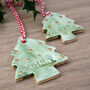 Set Of Personalised Christmas Tree Decorations, thumbnail 8 of 10