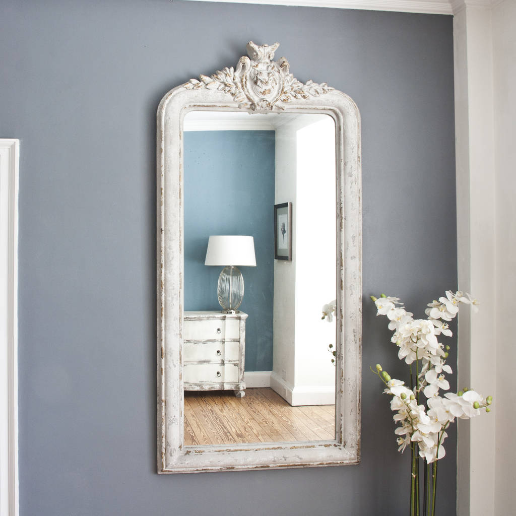 grace tall crested mirror by decorative mirrors online
