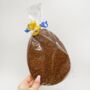 Large Flat Milk Chocolate Splat Easter Flegg Egg, thumbnail 1 of 4