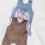Personalised Jersey Baby Romper Suit, thumbnail 6 of 6