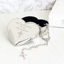 Personalised Rosary Beads And Cross Heart Trinket Box, thumbnail 4 of 5