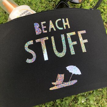 Beach Stuff Storage Pouch Holiday Bag, 2 of 3