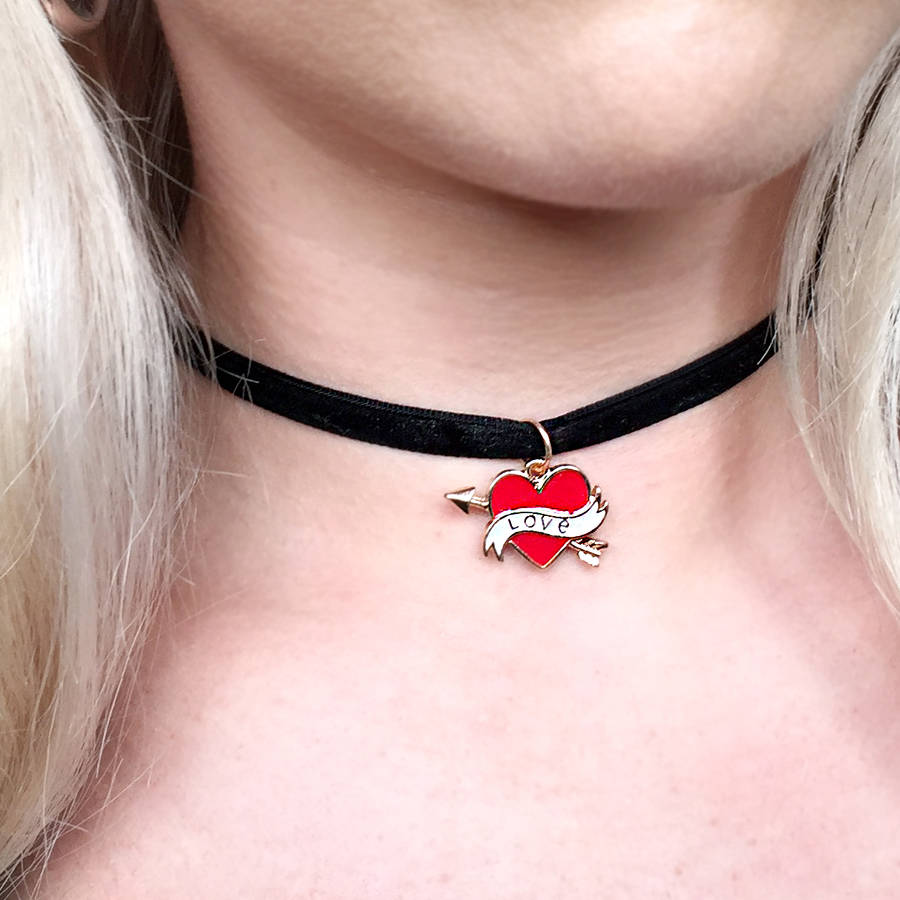 Mood Turtle Tattoo Choker Necklace - Black | Claires US