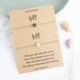 Bff Initial Wish Bracelet Set, thumbnail 1 of 3