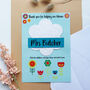 Plant A Flower Seed Paper Teacher Card, thumbnail 1 of 11