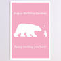 Personalised Birthday Bear Birthday Card, thumbnail 5 of 7