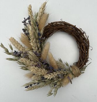 Mini Dried Flower Natural Wreath, 2 of 5