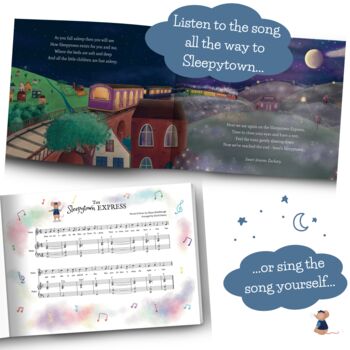 'The Sleepytown Express' Personalised Storybook – A Calming Bedtime Journey, 8 of 12