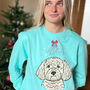 Personalised Smooch Your Pooch Christmas Jumper, thumbnail 3 of 12