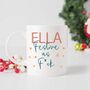 Personalised 'Festive As F*Ck' Christmas Mug, thumbnail 1 of 4