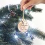 First Christmas New Home Wooden Christmas Decoration, thumbnail 1 of 5