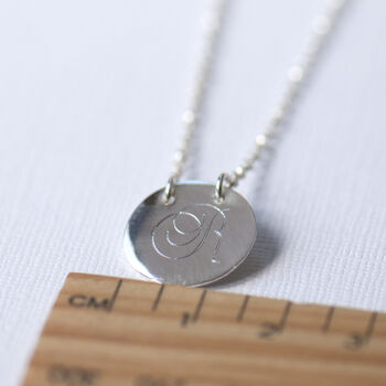 Initial Sterling Silver Necklace, 3 of 12