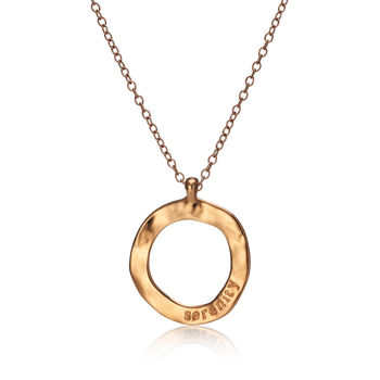 Personalised Serenity Open Circle Necklace, 5 of 11