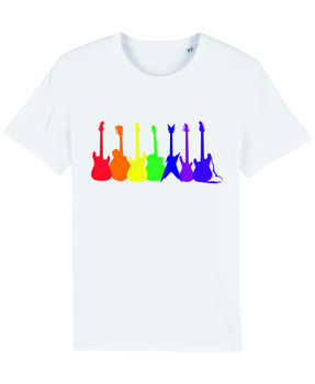 Guitar Rainbow T Shirt, 5 of 5