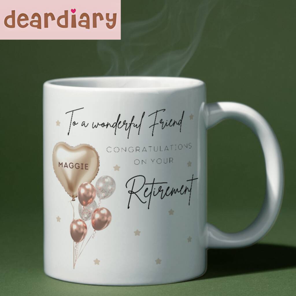 Friend Retirement Personalised Mug, 1 of 1
