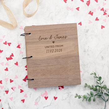 Personalised Couples Memory Book Photo Album, 10 of 10