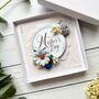 Extra Special Floral Mother’s Day Card. Boxed. Shades Of Blue, thumbnail 3 of 6