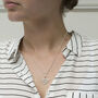 Sterling Silver River Ripple Necklace, thumbnail 2 of 3