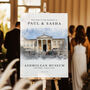 Custom Watercolour Illustration Wedding Venue Welcome Sign, thumbnail 3 of 5