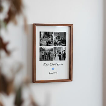 Personalised Best Dad Photo Collage Frame, 4 of 7