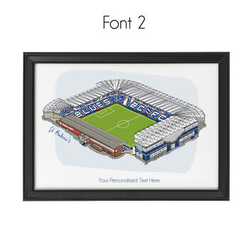 Personalised Birmingham City, St Andrew's Stadium Print, 3 of 6