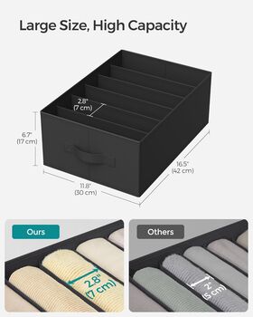 Drawer Organiser Set Six Compartment Boxes, 2 of 7