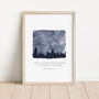 Night Sky Quote Art Print, thumbnail 1 of 3