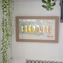 Personalised Handmade Gold Leaf Home Sign, thumbnail 1 of 4