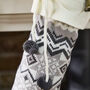 Personalised Scandi Knit Christmas Stockings, thumbnail 5 of 8