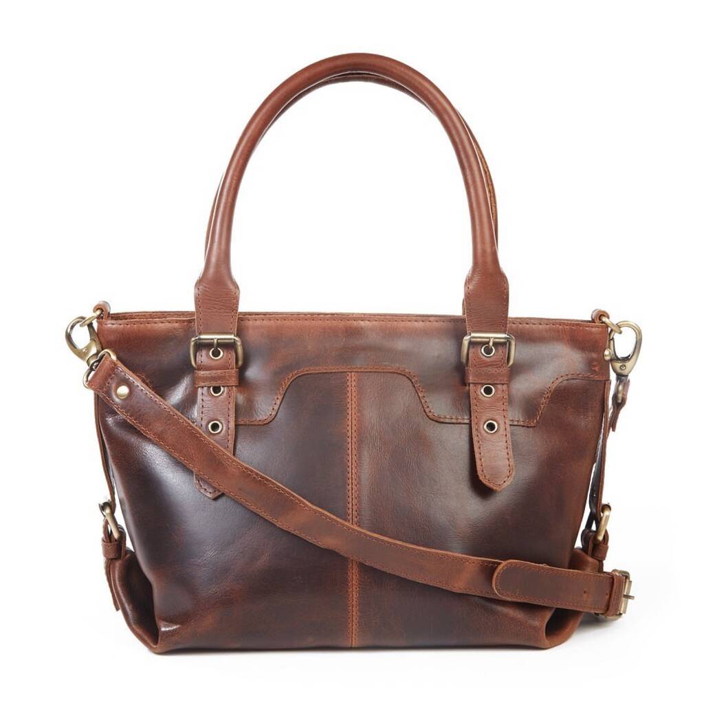 Handmade Leather Shoulder Bag By The Leather Store | notonthehighstreet.com